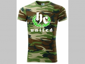 Hardcore - HC United - pánske maskáčové tričko materiál 100%bavlna